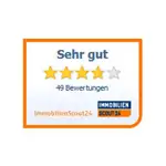 ImmobilienScout24 Bewertung mit 4 von 5 Sternen