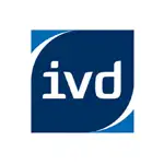 IVD Logo auf blauem Hintergrund